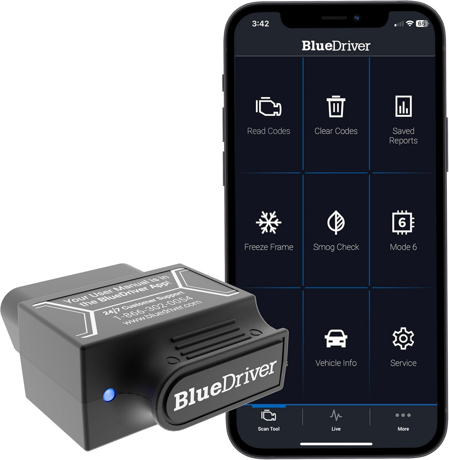 BlueDriver Pro OBD2 Scanner